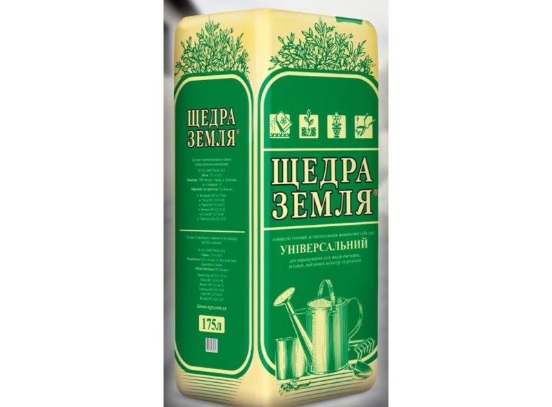 Торфяной субстрат Щедра Земля 175л